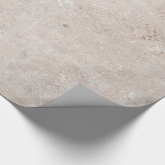 Natuur Stone Rock Marble Travertine Cadeaupapier (Hoek)