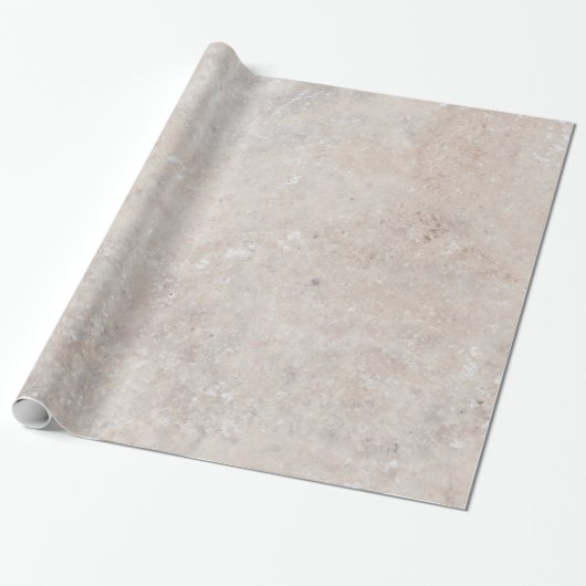 Natuur Stone Rock Marble Travertine Cadeaupapier (Uitgerold)