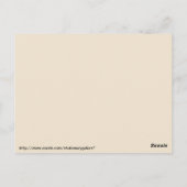 natuur-strand briefkaart (Achterkant)