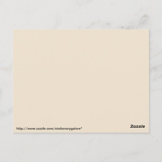 natuur-strand briefkaart (Achterkant)