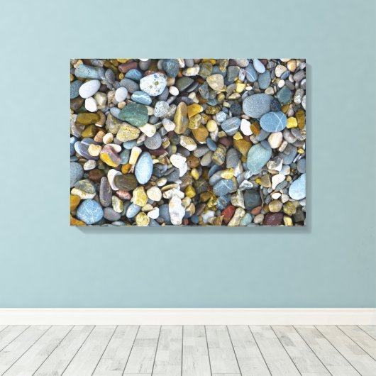 natuur-strand canvas afdruk (Insitu (Houten vloer))