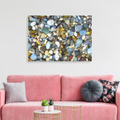 natuur-strand canvas afdruk (Insitu (Woonkamer))