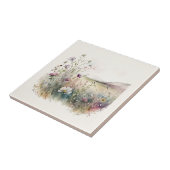 Natuur Style Field Flowers keramische Tegel Tegeltje (Zijkant)