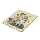 Natuur Style Water Lily Ceramic Tegel Tegeltje (Zijkant)