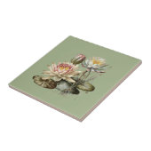 Natuur Style Water Lily Ceramic Tegel Tegeltje (Zijkant)