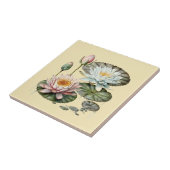 Natuur Style Water Lily Ceramic Tegel Tegeltje (Zijkant)