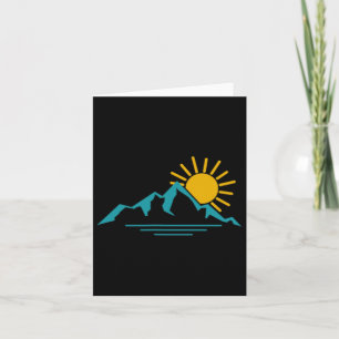 Natuur Sunrise Mountains Wandelen Camping Camper O Kaart