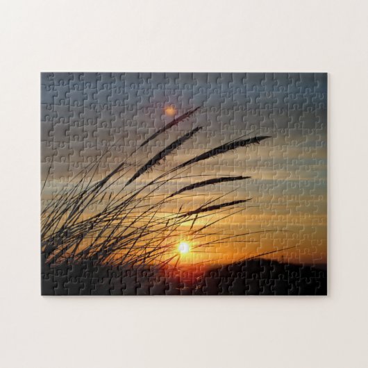 Natuur Sunset Afbeelding Legpuzzel (Horizontaal)