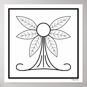 Natuur symbool poster