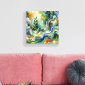 Natuur Symfonie Canvas Afdruk (Insitu (Woonkamer))