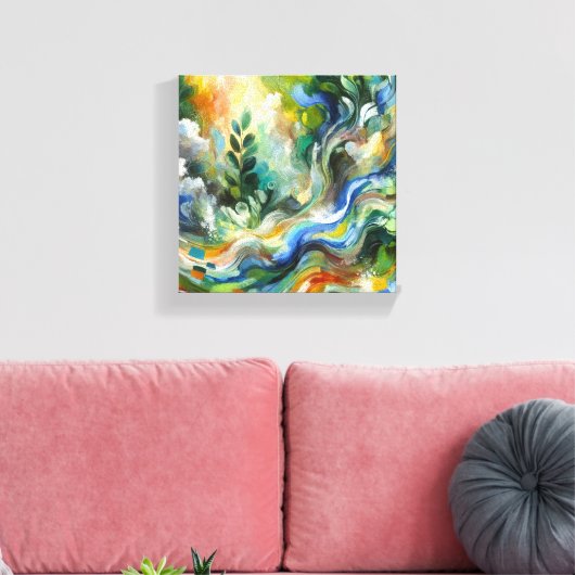 Natuur Symfonie Canvas Afdruk (Insitu (Woonkamer))