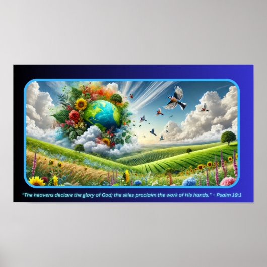 Natuur Symfonie: een samensmelting van hemel, aard Poster (Voorkant)