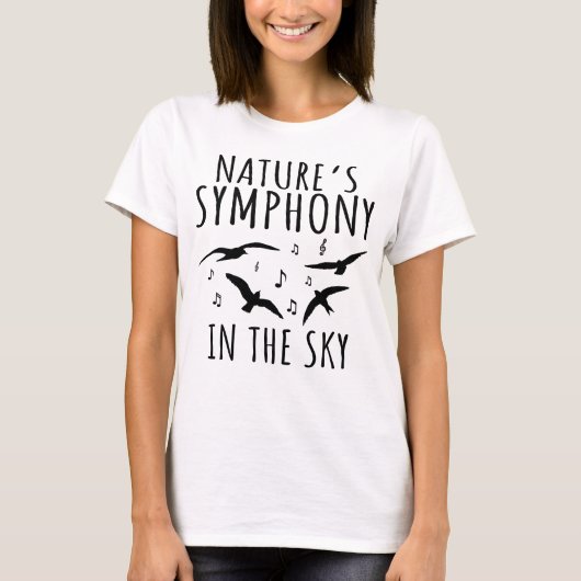 Natuur Symphony Musical Forest T-shirt (Voorkant)