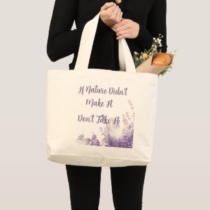 Natuur T-shirt Grote Tote Bag