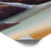 Natuur Temple Asian Wall Art Poster (Hoek)