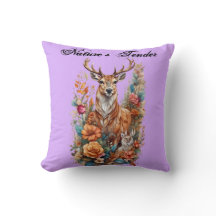 Natuur Tender: Whimsical Sinaasappel Deer and Fawn