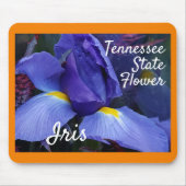 Natuur Tennessee State Flower Iris Muismat (Voorkant)