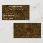 NATUUR TEXTURES Amber Business & Profile Cards Visitekaartje (Voorkant / Achterkant)