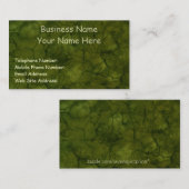 NATUUR TEXTURES Green Business & Profile Cards Visitekaartje (Voorkant / Achterkant)