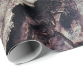 Natuur textuur houten schors ruwe cadeaupapier (Rol Hoek)