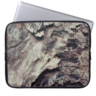 Natuur textuur houten schors ruwe laptop sleeve