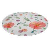 Natuur-Thema Bloemensnijplank - Cadeau voor haar Snijplank (Hoek)