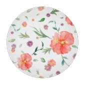 Natuur-Thema Bloemensnijplank - Cadeau voor haar Snijplank (Voorkant)