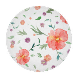 Natuur-Thema Bloemensnijplank - Cadeau voor haar Snijplank