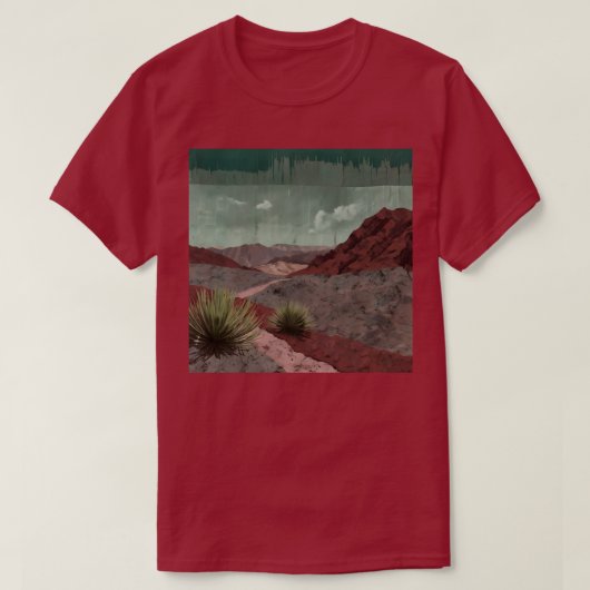 Natuur thema  collage T-shirt (Design voorkant)