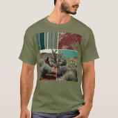 Natuur thema collage T-shirt (Voorkant)