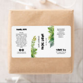 Natuur thema druppelflesetiketten etiket (Insitu)