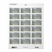 Natuur thema etiket (Full Sheet)