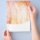 natuur thema ontwerp flyer (Hand)