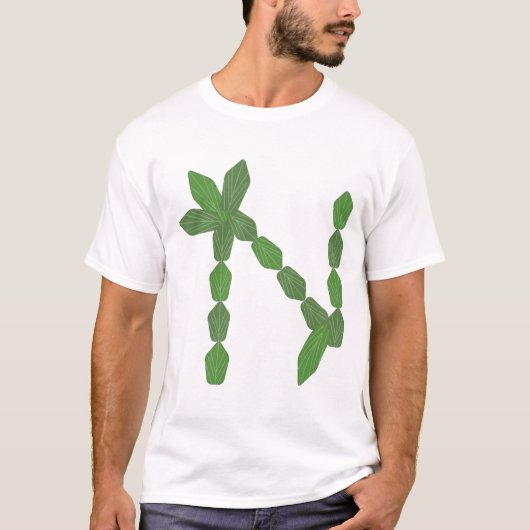 Natuur Thema Series Illustratie T-shirt (Voorkant)