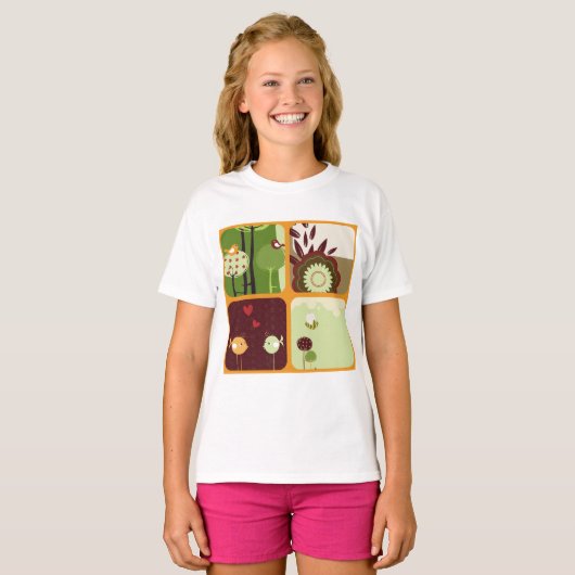 Natuur thema t-shirt (Voorkant volledig)