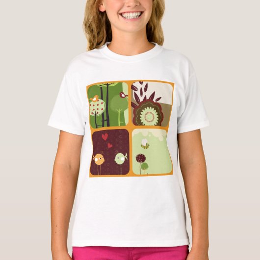 Natuur thema t-shirt (Voorkant)