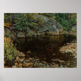 Natuur Therapie Enneking's Calming Trout Pond Poster