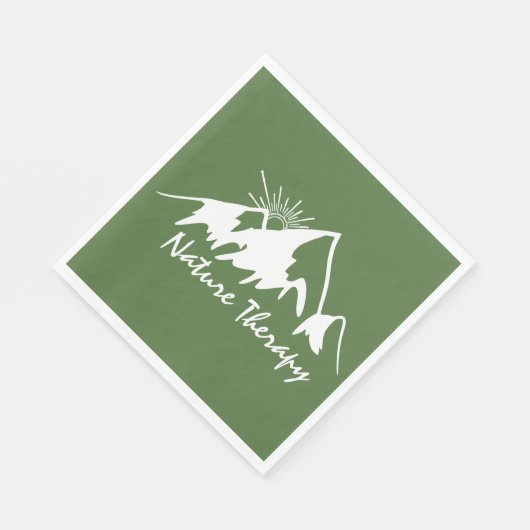 Natuur therapie servet (Hoek)