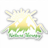 Natuur therapie sticker (Voorkant)