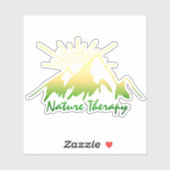 Natuur therapie sticker (Vel)