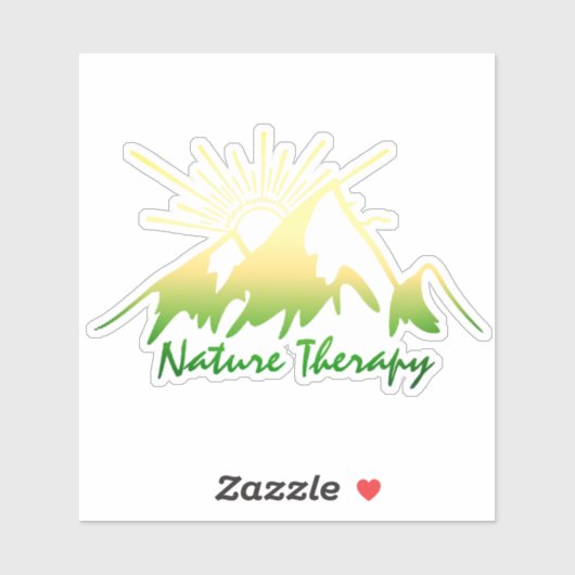 Natuur therapie sticker (Vel)