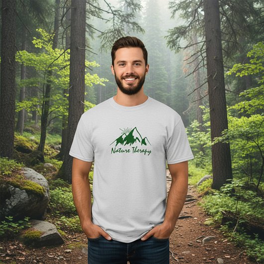 Natuur therapie T-shirt