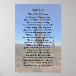 Natuur Thoreau Poster