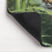 Natuur tijgerbamboe muismat (Hoek)