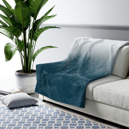 Natuur Topjes bosbomen Fleece Deken