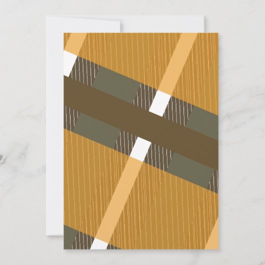 Natuur Trail Bossen Adventure Lumbarjack Herfst Kaart (Achterkant)