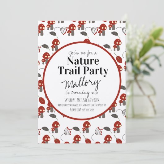 Natuur Trail Bossen Kaart (Staand voorkant)