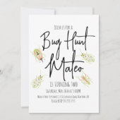 Natuur Trail Insect Bug Birthday Uitnodiging (Voorkant)