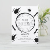 Natuur Trail Insect Bug Butterfly Birthday Rustic Kaart (Staand voorkant)