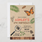 Natuur Trail Party-uitnodiging Kaart (Voorkant)